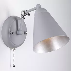Бра Eurosvet Nigella 70052/1 серый/серебро