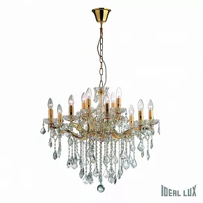Подвесная люстра Ideal Lux FLORIAN FLORIAN SP12 ORO