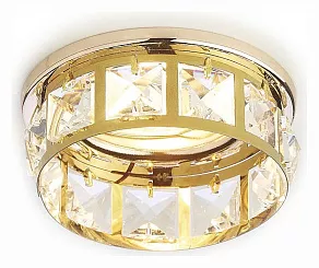 Встраиваемый светильник Ambrella Crystal 101 K101 CL/G