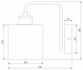 Бра Eurosvet Essence 30176/1 хром