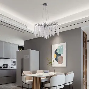 Подвесная люстра Arte Milano Веточка 230110.480.6.E14.A CR