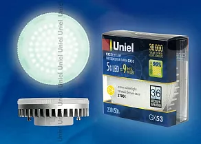Лампа светодиодная Uniel  GX53 5Вт 2700K 07313