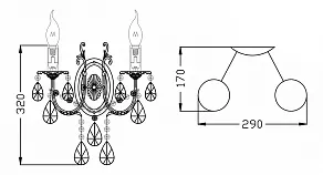 Бра Maytoni Pastello ARM387-02-W