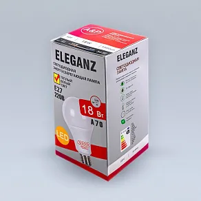Лампа светодиодная Eleganz  E27 18Вт 3000K 1398