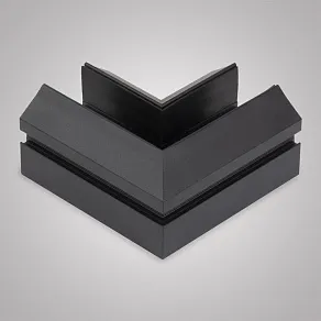 Соединитель угловой L-образный для треков встраиваемых AM-Group  MAGNET AM538 BK