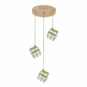 Подвесной светильник Indigo Radioso 12048/3P Gold