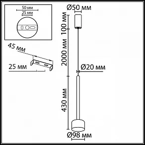 Подвесной светильник Odeon Light HIGHTECH 7151/10L