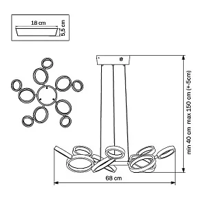 Подвесная люстра Lightstar Unitario 763010
