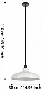 Подвесной светильник Eglo Matlock 43825