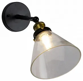 Бра AM-Group AM605 AM6056-1W BK+CL