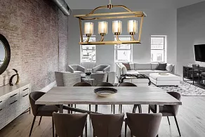 Подвесная люстра LUMINA DECO Atlanta LDP 1222-4 MD