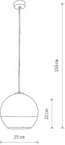 Подвесной светильник Nowodvorski Globe Plus M 7606