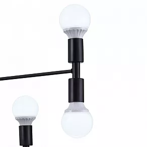 Люстра на штанге Natali Kovaltseva Loft Lux 2 LOFT LUX 75129/8C BLACK