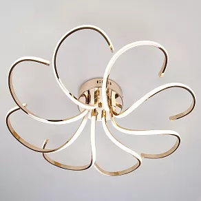 Потолочная люстра Eurosvet Wisteria 90096/8 золото 75W