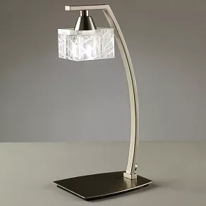 Настольная лампа декоративная Mantra Zen Satin Nickel 1447