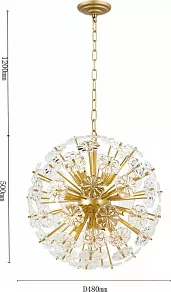 Подвесная люстра Favourite Pienene 2620-16P