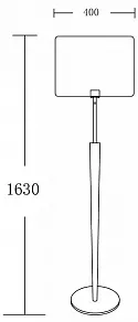 Торшер Lucia Tucci Bristol 7 BRISTOL F896.1