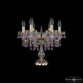 Настольная лампа декоративная Bohemia Ivele Crystal 1410 1410L/6/141-39 G V7010