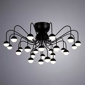 Потолочная люстра Arte Lamp Dexter A3619PL-24BK