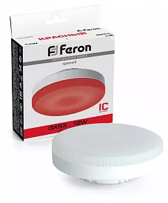 Лампа светодиодная Feron LB-455 GX53 12Вт K 51018