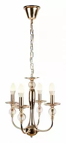 Подвесная люстра iLamp Aura 1030-4 GD