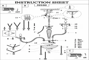 Подвесная люстра Eglo Basilano 1 39102