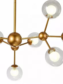 Люстра на штанге Natali Kovaltseva Venti VENTI 81422/8C GOLD SATIN