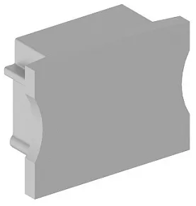 Заглушка для профиля Donel  DNCAP18505Grey