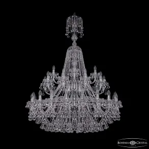 Подвесная люстра Bohemia Ivele Crystal 1409 1409/20+10+5/400/XL-152/2d Ni