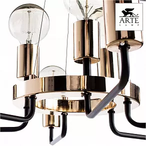 Подвесная люстра Arte Lamp Gelo A6001LM-9BK