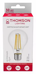 Лампа светодиодная Thomson Filament A60 E27 13Вт 4500K TH-B2368