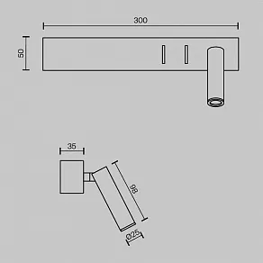 Бра Maytoni Comodo C031WL-L8W3K1