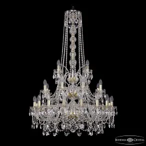 Подвесная люстра Bohemia Ivele Crystal 1411 1411/16+8+4/300/h-131/3d G
