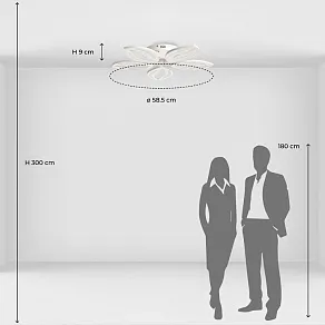 Потолочная люстра De City Мадлен 15 424018405