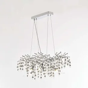 Подвесная люстра Arte Milano Веточка 230210.700.6.E14.H3 CB Clear-Smoky BUT-Clear