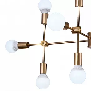 Люстра на штанге Natali Kovaltseva Loft Lux 2 LOFT LUX 75130/8C GOLD