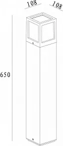 Наземный низкий светильник Deko-Light Facado 730333