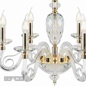 Подвесная люстра iLamp Modo P2328-6 GD