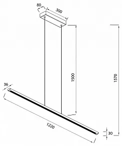 Подвесной светильник Mantra Lineal 8955