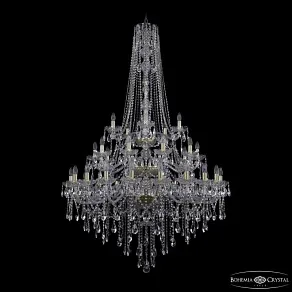 Подвесная люстра Bohemia Ivele Crystal 1415 1415/20+10+5/400/h-182/3d G