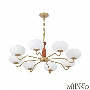 Подвесная люстра Arte Milano AM-Napoli 310166/D900/8 BS/WD