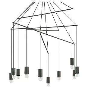 Подвесная люстра Ideal Lux Pop POP SP10 NERO