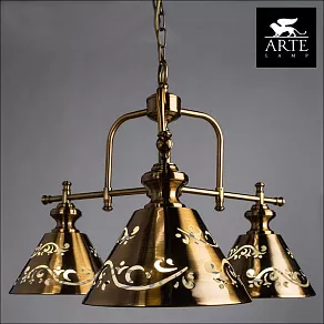 Подвесная люстра Arte Lamp Kensington A1511LM-3PB