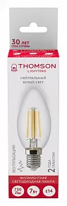 Лампа светодиодная Thomson Filament Candle E14 7Вт 4500K TH-B2068
