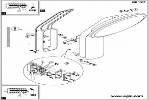 Светильник на штанге Eglo ПРОМО Cicerone 98127