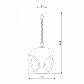 Подвесной светильник Elektrostandard Columba a043658