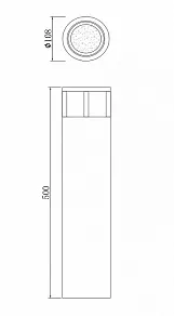 Наземный низкий светильник Maytoni Wolseley Road O011FL-L6B