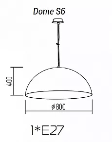 Подвесной светильник TopDecor Dome Dome S6 11