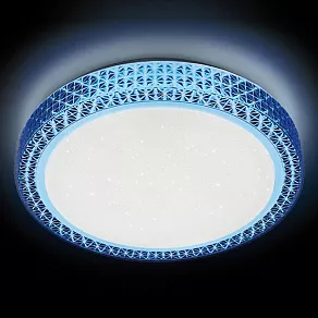 Накладной светильник Ambrella Orbital Crystal F85 BL 48W D400