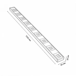 Накладной светильник Uniel ULO-EL120 UL-00010693